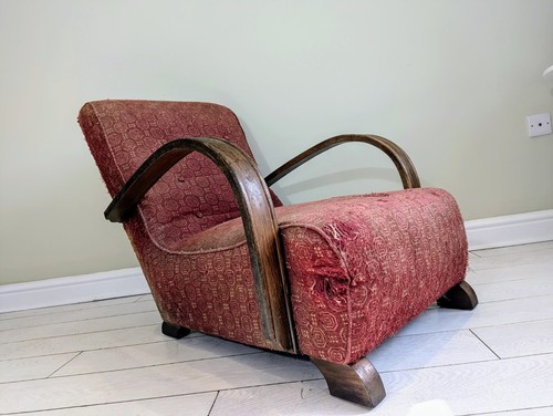 Halabala rocking armchair - halabala,
