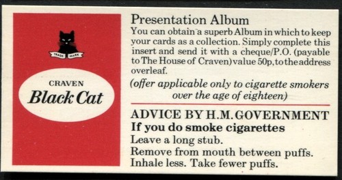 Tobacco card carreras - tobacco, black