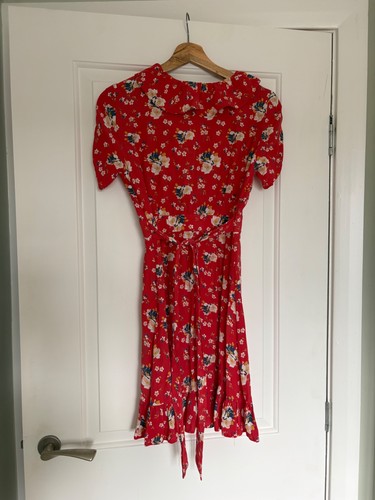 Topshop kate moss red floral - topshop,