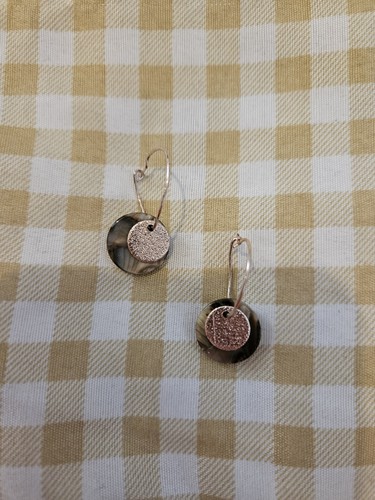 Dangle drop hoop earrings - hoop,
