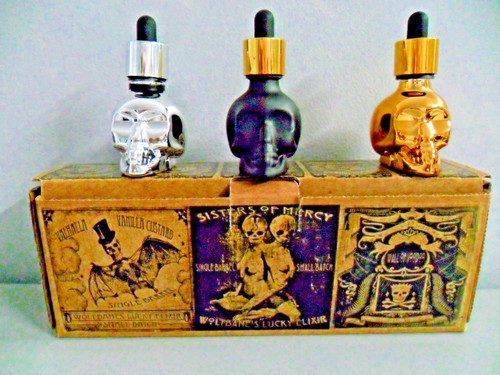 Lot 30ml glass skull - lot, 3