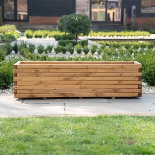 Pine raised trough - pine,