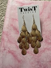 New Gold Earrings Statement
