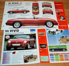 1992 MG Rv8 Poster Original