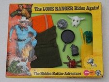 VINTAGE 70S MARX LONE RANGER THE HIDDEN RATTLER ADVENTURE PLAYSET   BOXED