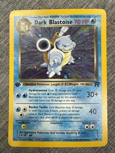 Pokémon tcg dark blastoise - tcg,