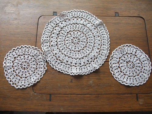 Vintage crochet lace - ,