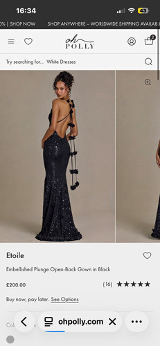 Polly etoile black sequin - etoile,