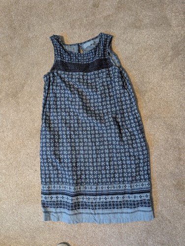 Next size summer dress blue - 8, dress,