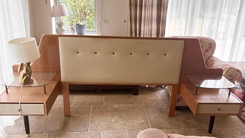 Vintage plan headboard with - vintage, g