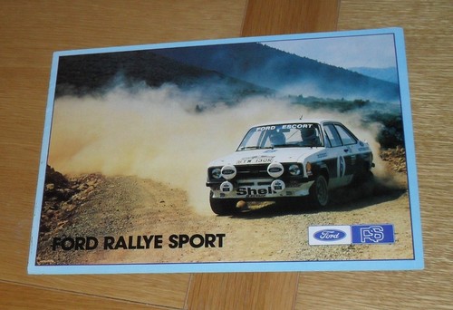 Ford escort rallye sport - ford,