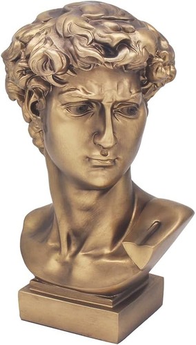 David bust statue - david,