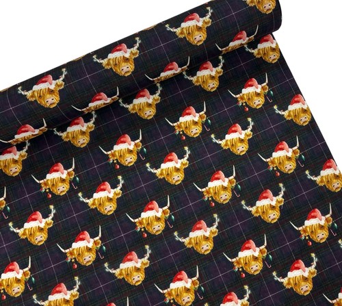 Christmas polycotton fabric - christmas,