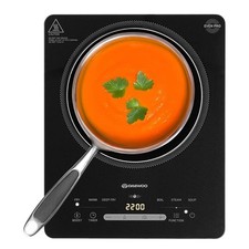 2200W Digital Single Induction Hob Free Standing Compact Counter Top Hot Plate