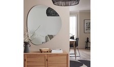 Black Frameless Irregular Wall