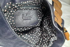 Boden Navy Blue Leather Medium