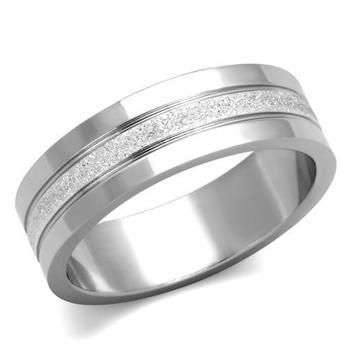 Silver band ring ladies - , no