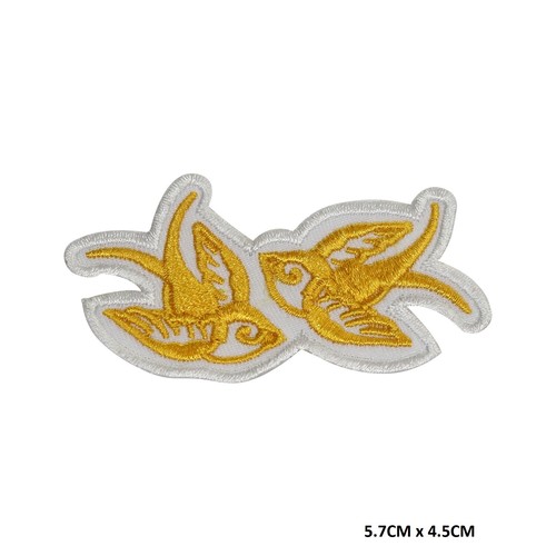 Swallow bird pair sew - pair, on