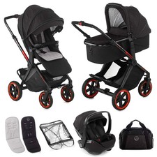 Jané Crosslight Pro Carbon 3in1 Travel System with Lie-Flat Kombibaby Car Seat