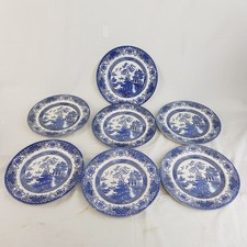 Old Willow Ironstone Plates