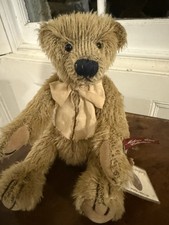 Vintage Mohair limited edition collectors bear called 'Bentley' by Russ Labels