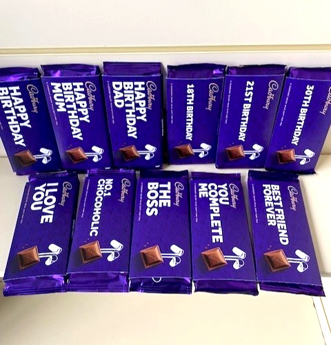 Cadburys dairy milk - x,