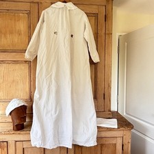 VERY RARE WW1 ERA SURGEONS GOWN SKULL CAP OPERATING THEATRE FIELD HOSPITAL