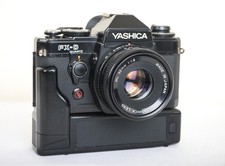 Yashica FX-D Quartz, Lens, Winder and case kit