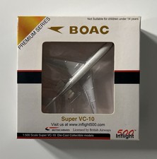 Inflight 500 Scale 1:500 BOAC BA Vickers Super VC-10 Model aircraft Rare