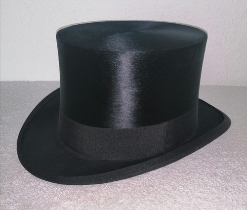 Vintage silk top hat size - hat,