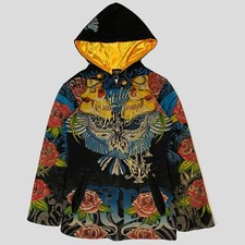Christian Audigier 00’s All over print Hoodie - Womens S