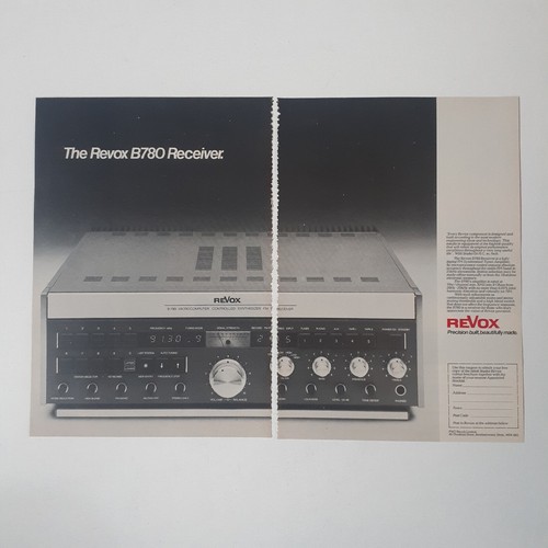 Revox b780 receiver page - receiver, 2-page