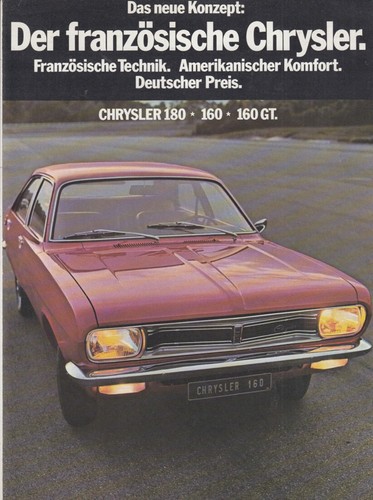 1971 chrysler 180 160 160gt - 1971,