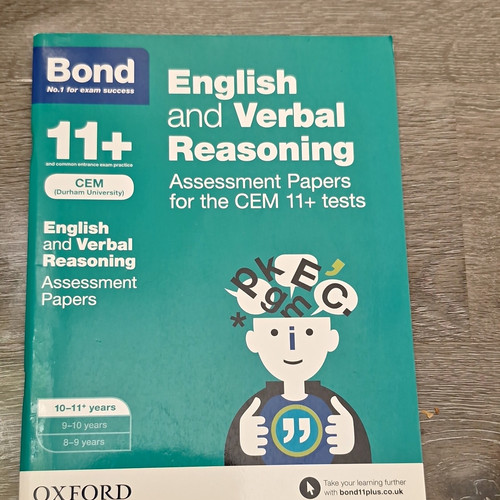 Bond cem english verbal - cem, &