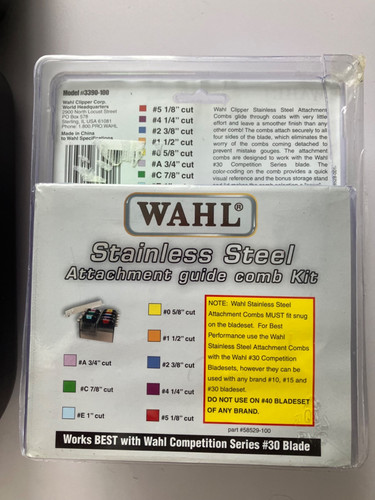 Wahl grooming blades for