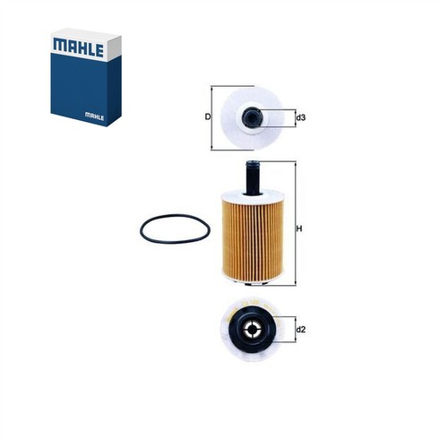 Mahle engine oil filter - filter, fits