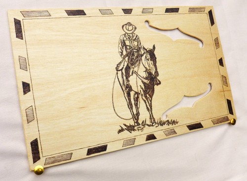 Cigar box guitar - box, (front)