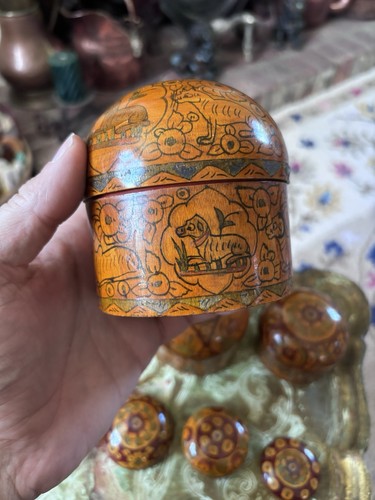 Vintage hand painted folk art - vintage,
