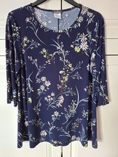 Kim & Co Navy Floral 3/4