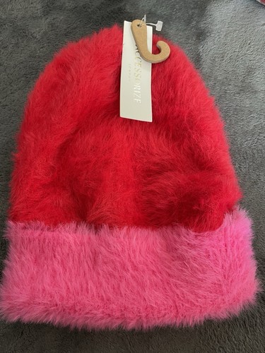 Accessorise red pink hat new - red,
