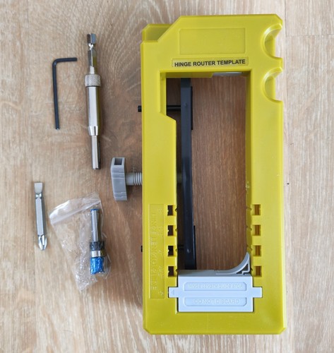 Door hinge router jig template - door,
