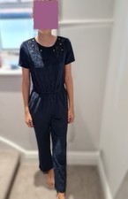 Fat Face age 12-13 navy blue jumpsuit