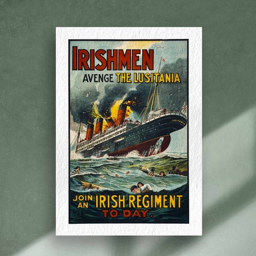 Wwi irish recruitment poster - irish,