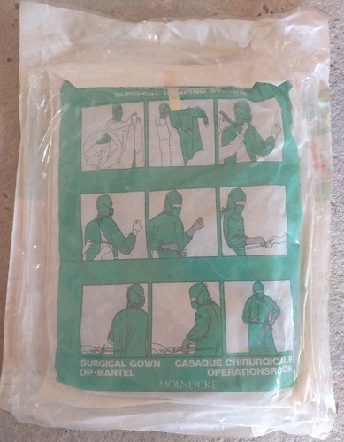 Vintage sterile surgical gown - sterile,