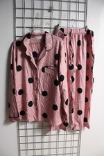 Primark Womens 2 Piece Pyjama Set - Pink - Size XL (H33)