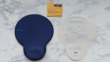 Storex Ergonomic Mouse Pad with Gel Wrist Rest, Non-Slip PU Base for Pain Relief