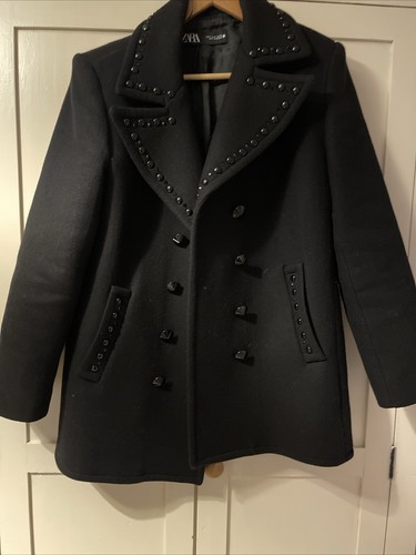 Zara black military - military, women