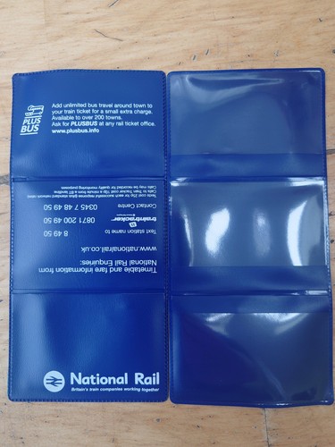 National rail blue - blue, ticket