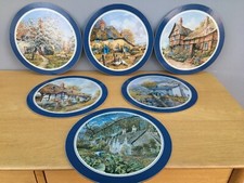 Vintage CloverLeaf Placemats Set of Six 6 Traditional Country Cottage Design 