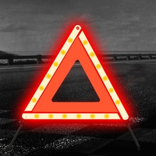 Large warning car - large,